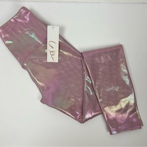 Ellie Dylan Mauve Shadows Liquid Leggings XS